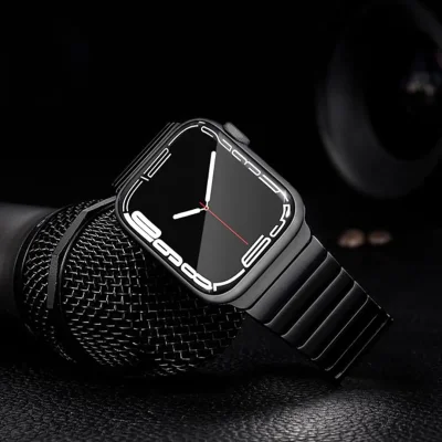 بند اپل واچ لینک استیل فلزی طرح Link Bracelet - تمامی سایزها - رنگ بندی