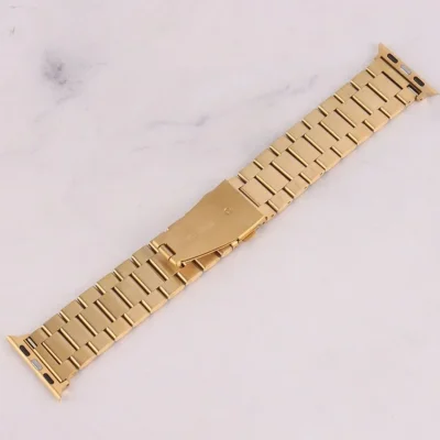 بند اپل واچ فلزی 3 بید طرح 3 Beads - تمامی سایزها - رنگ بندی