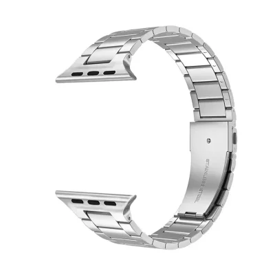 بند اپل واچ فلزی 3 بید طرح 3 Beads - تمامی سایزها - رنگ بندی