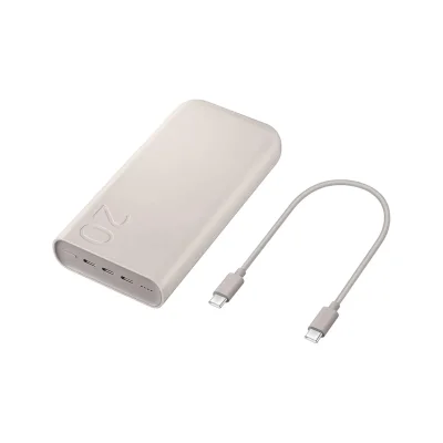پاوربانک سامسونگ 45 وات تایپ سی مدل EB-P4520 USB-C ظرفیت 20000 میلی آمپر