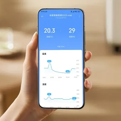 دماسنج و رطوبت‌سنج دیجیتال نسخه 3 مینی شیائومی مدل Xiaomi 3 Mini MJWSD06MMC