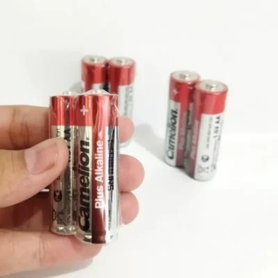خرید و قیمت باتری قلمی آلکالاین کملیون مدل Plus Alkaline شیرینگ 2 عددی
