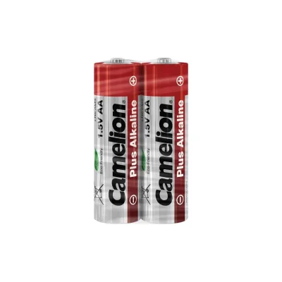 باتری قلمی آلکالاین کملیون مدل Plus Alkaline AA شیرینک 2 عددی