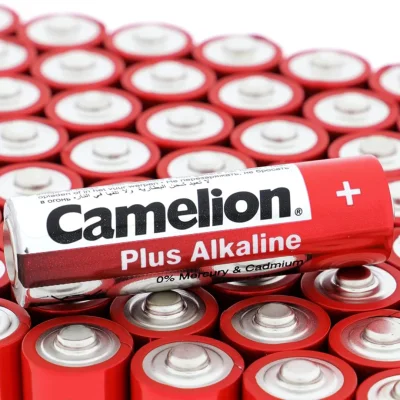 باتری قلمی آلکالاین کملیون مدل Plus Alkaline AA شیرینک 2 عددی