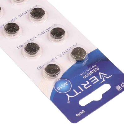 باتری سکه ای ساعت آلکالاین وریتی مدل AG10 / L1131 بسته 10 عددی