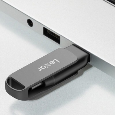 فلش مموری تایپ سی لکسار مدل Lexar JumpDrive D400 ظرفیت 32 گیگابایت