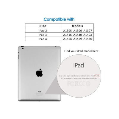 گلس محافظ صفحه آیپد 9.7 فول شیشه ای مناسب iPad 1 (2010)/iPad 2 (2011)/iPad 3 (2012)/iPad 4 (2012/2013)