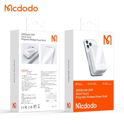 پاوربانک مک دودو مدل Mcdodo Good Touch MagSafe MC-502 ظرفیت 20000 میلی آمپر وایرلس مگ سیف 20 وات