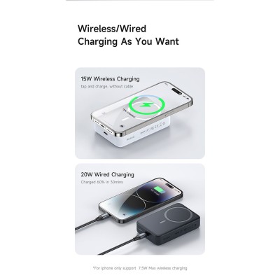 پاوربانک مک دودو مدل Mcdodo Good Touch MagSafe MC-502 ظرفیت 20000 میلی آمپر وایرلس مگ سیف 20 وات