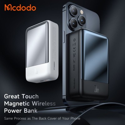 پاوربانک مک دودو مدل Mcdodo Good Touch MagSafe MC-502 ظرفیت 20000 میلی آمپر وایرلس مگ سیف 20 وات