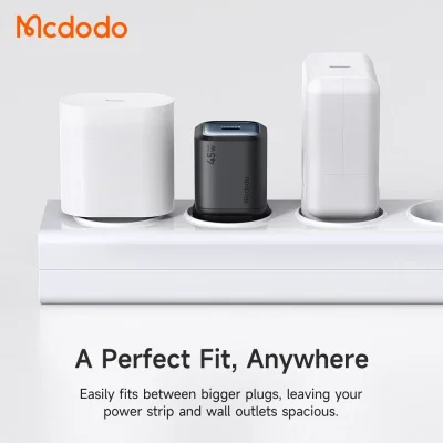 شارژر 45 وات سوپر فست شارژ 2.0 مک دودو Mcdodo Gana Mini 45W CH-439