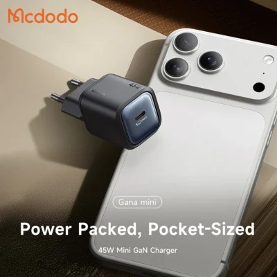 شارژر 45 وات سوپر فست شارژ 2.0 مک دودو Mcdodo Gana Mini 45W CH-439