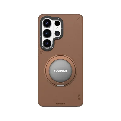 کاور مگ سیف اس 26 اولترا سامسونگ یانگ کیت Youngkit Leather 360 MagSafe S26 Ultra