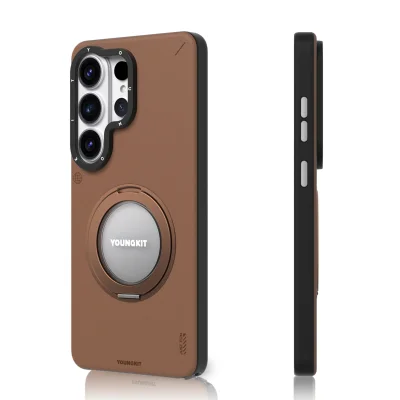 کاور مگ سیف اس 26 اولترا سامسونگ یانگ کیت Youngkit Leather 360 MagSafe S26 Ultra