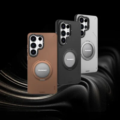کاور مگ سیف اس 26 اولترا سامسونگ یانگ کیت Youngkit Leather 360 MagSafe S26 Ultra