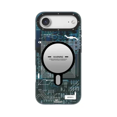 قاب مگ سیف آیفون 17 ایر یانگ کیت Youngkit Futuristic Circuit iPhone 17 Air