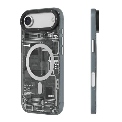 قاب مگ سیف آیفون 17 ایر یانگ کیت Youngkit Futuristic Circuit iPhone 17 Air