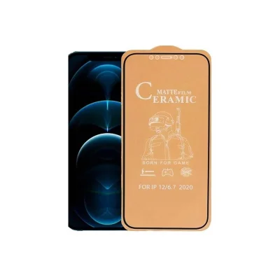 محافظ صفحه نمایش سرامیکی مات آیفون 12 و 12 پرو مدل Ceramic Matte iPhone 12/12 Pro