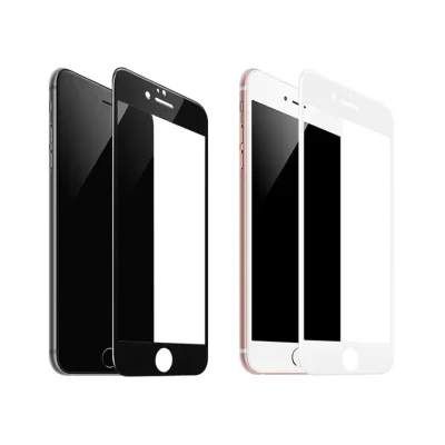 محافظ صفحه نمایش گلس آیفون 7 و 8 و SE شیشه ای مدل 9D iPhone 7/8/SE