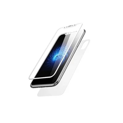 محافظ صفحه نمایش گلس آیفون ایکس پشت و رو بیسوس مدل Baseus Glass Film Set iPhone X