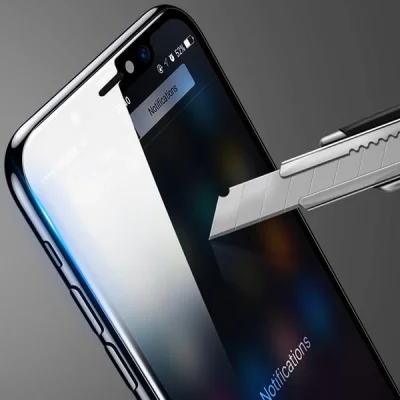 محافظ صفحه نمایش گلس آیفون ایکس پشت و رو بیسوس مدل Baseus Glass Film Set iPhone X