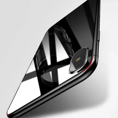 محافظ صفحه نمایش گلس آیفون ایکس پشت و رو بیسوس مدل Baseus Glass Film Set iPhone X