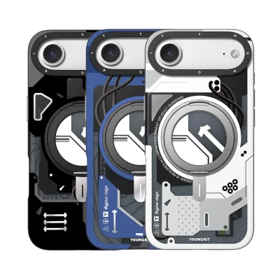 قاب  آیفون 17 ایر مگ سیف پایه هولدر یانگ کیت CyberPunk 360 iPhone 17 Air