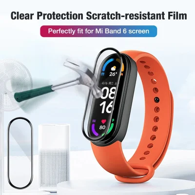 محافظ صفحه نمایش بادیگارد مدل MI6 مناسب ساعت هوشمند شیائومی Mi Band 6