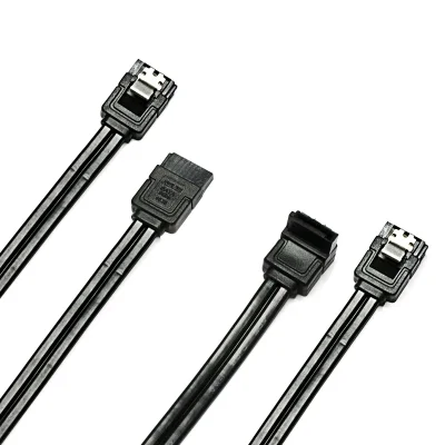 کابل دیتا ساتا ایسوس مدل SATA 3 قفل دار طول 50 سانتی متر بسته 2 عددی