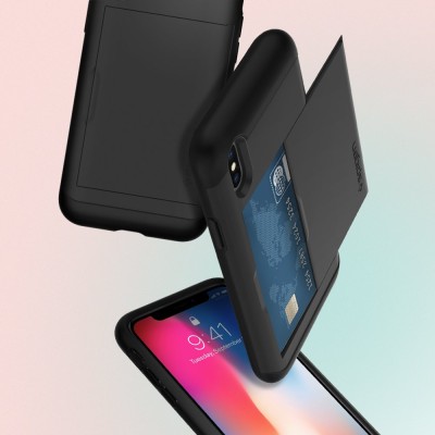 قاب اسپیگن مدل Slim Armor CS مناسب برای گوشی موبایل آیفون X / XS