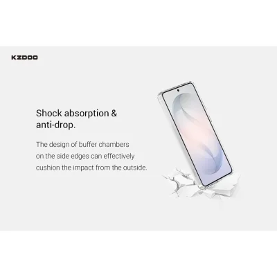 قاب اس 26 اولترا سامسونگ مگ سیف شفاف کی زد دوو KZDOO ICEGUARD S26 Ultra