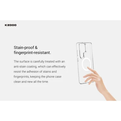 قاب اس 26 اولترا سامسونگ مگ سیف شفاف کی زد دوو KZDOO ICEGUARD S26 Ultra