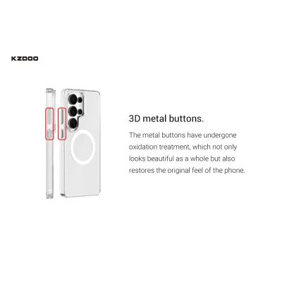 قاب اس 26 اولترا سامسونگ مگ سیف شفاف کی زد دوو KZDOO ICEGUARD S26 Ultra
