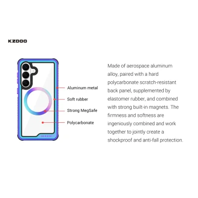 قاب اس 26 اولترا سامسونگ مگ سیف کی زد دوو KZDOO MAG Ares Sport S26 Ultra
