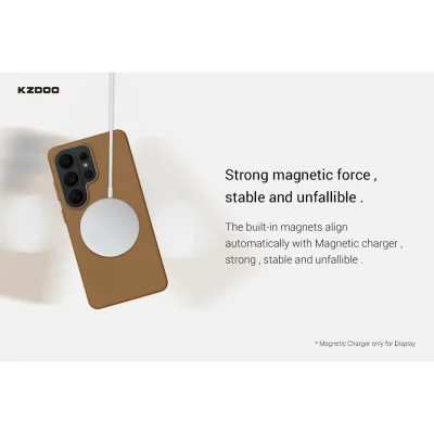 قاب اس 26 اولترا سامسونگ چرمی مگ سیف کی زد دوو KZDOO MAG Noble S26 Ultra