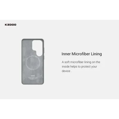 قاب اس 26 اولترا سامسونگ چرمی مگ سیف کی زد دوو KZDOO MAG Noble S26 Ultra