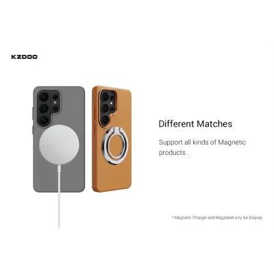 قاب اس 26 اولترا سامسونگ چرمی مگ سیف کی زد دوو KZDOO MAG Noble S26 Ultra