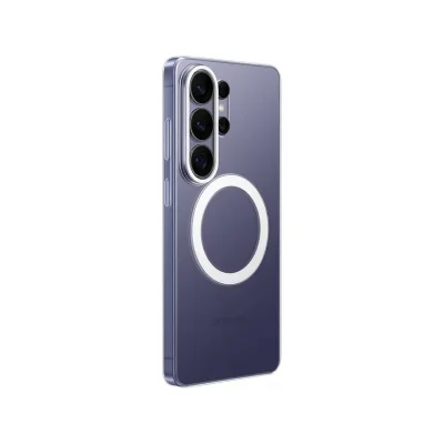 قاب اس 26 اولترا شفاف مگ سیف طرح سامسونگ Clear Magnet Case S26 Ultra