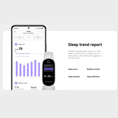 مچ بند هوشمند شیائومی می بند مدل Mi Band 10 - گلوبال