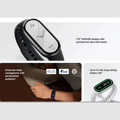 مچ بند هوشمند شیائومی می بند مدل Mi Band 10 - گلوبال