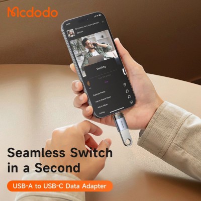 تبدیل اوتی‌جی یو اس بی به تایپ سی مک دودو مدل Mcdodo USB-A 3.0 To USB-C OTG OT-740