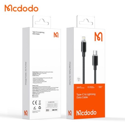 کابل شارژ آیفون تایپ سی به لایتنینگ 36 وات مک دودو مدل Mcdodo CA-3660 طول 1.2 متر