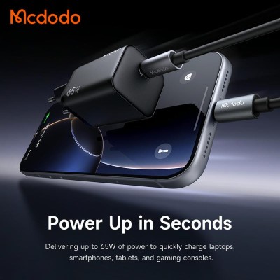شارژر 65 وات سوپر فست شارژ مک دودو Mcdodo Power Storm 65W CH-048