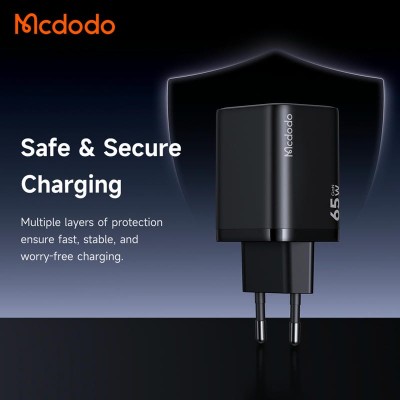 شارژر 65 وات سوپر فست شارژ مک دودو Mcdodo Power Storm 65W CH-048