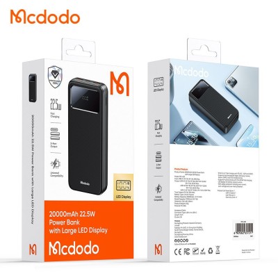 پاوربانک مک دودو 22.5 وات مدل Mcdodo MC-423 ظرفیت 20000 میلی آمپر