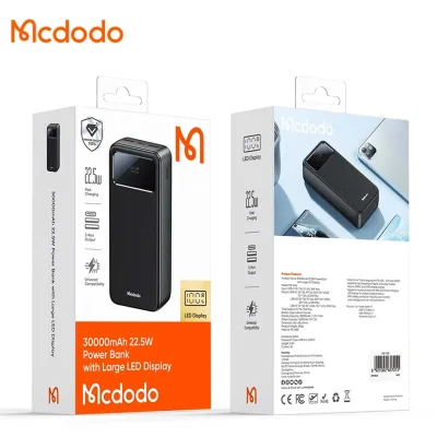 پاوربانک مک دودو 22.5 وات مدل Mcdodo MC-424 ظرفیت 30000 میلی آمپر