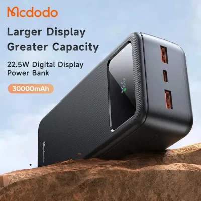 پاوربانک مک دودو 22.5 وات مدل Mcdodo MC-424 ظرفیت 30000 میلی آمپر