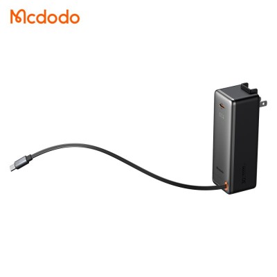 پاوربانک و آداپتور شارژر مک دودو با کابل تایپ سی 30 وات مدل MC-318 ظرفیت 10000 میلی آمپر