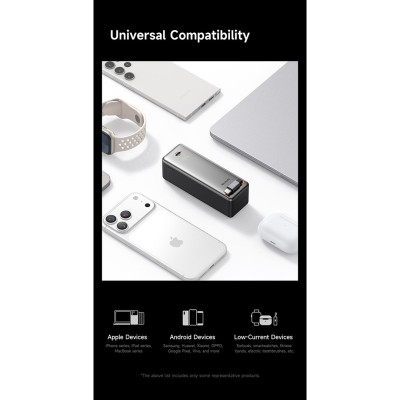 پاوربانک و آداپتور شارژر مک دودو با کابل تایپ سی 30 وات مدل MC-318 ظرفیت 10000 میلی آمپر