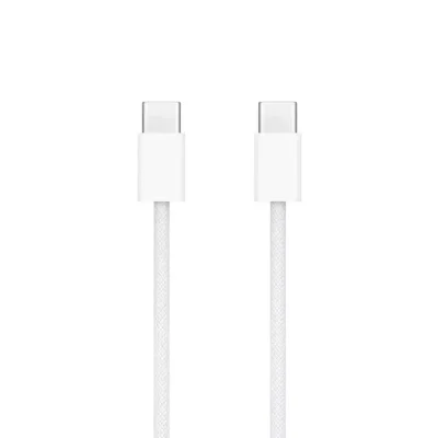 کابل شارژ آیفون تایپ سی کنفی 60 وات اپل طول 1 متر USB-C اصل بدون جعبه
